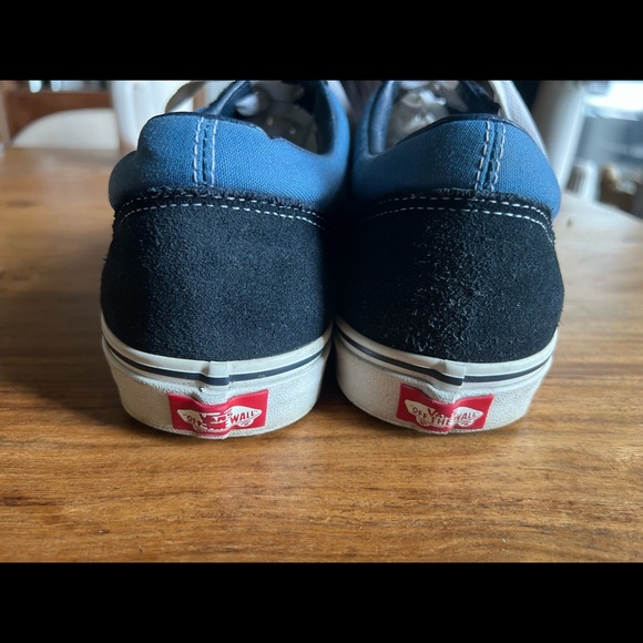 Vans Old Skool lace up low top navy shoes - Picture 5 of 7